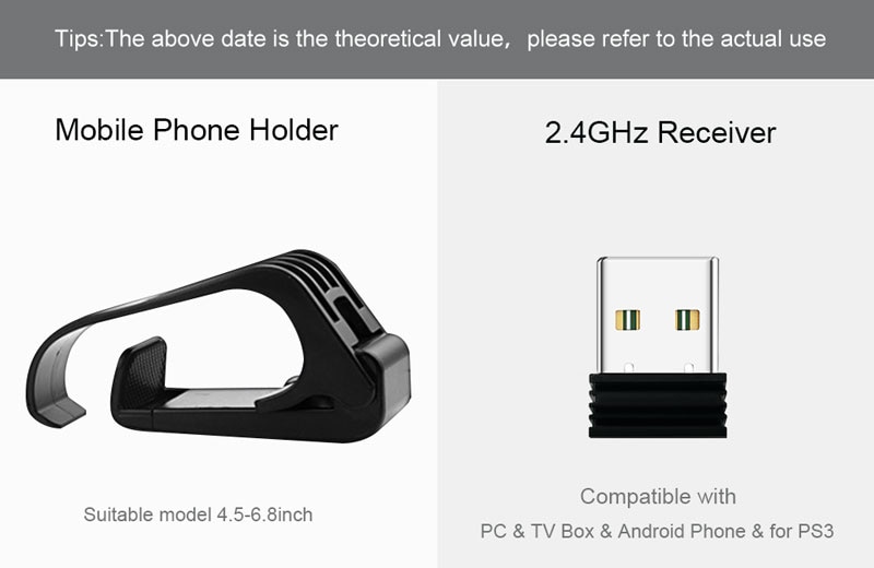 Wireless Gamepad for Android Phone / PC / PS3 / TV Box Wireless Gamepad for Android Phone / PC / PS3 / TV Box